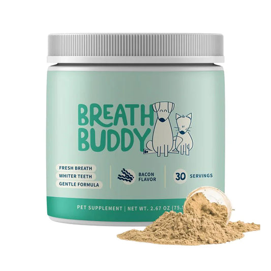 Dog Pet Tooth Cleaning Powder Dog Teeth Cleaner Dental Powder Cat Breath Freshener for Remove Plaque Tartar Natural Ingredients
